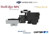 2 Axis Micasense RedEdge MX + Flir Duo Pro R Dual NDVI Gimbal for DJI Matrice 200 M200