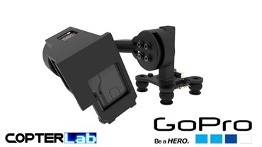 2 Axis GoPro Hero 3 Top Mounted Micro FPV Gimbal