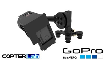 2 Axis GoPro Hero 4 Top Mounted Micro FPV Gimbal