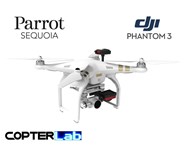 2 Axis Parrot Sequoia+ Micro NDVI Camera Stabilizer for DJI Phantom 3 Professional