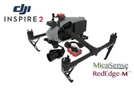 2 Axis Micasense RedEdge M Micro NDVI Camera Stabilizer for DJI Inspire 2
