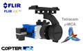2 Axis Tetracam Micro MCA 6 + Flir Vue Pro NDVI Camera Stabilizer