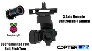 3 Axis Arducam High Quality HQ Camera Micro Camera Stabilizer