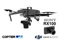 Sony RX 100 RX100 Mounting Bracket for DJI Mavic 2 Zoom (Underneath Frame Version)