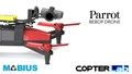 2 Axis Mobius Stabilized Brushless Camera Stabilizer for Parrot Bebop 1