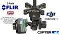 3 Axis Flir Tau 2 Micro Brushless Camera Stabilizer for DJI Inspire 1
