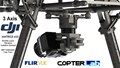 3 Axis Flir Vue Pro R Micro Brushless Camera Stabilizer for DJI Matrice 600 M600 pro