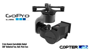 3 Axis GoPro Hero 5 Micro Brushless Camera Stabilizer