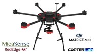 2 Axis Micasense RedEdge RE3 Micro NDVI Brushless Camera Stabilizer for DJI Matrice 600 M600 pro