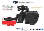 2 Axis Micasense RedEdge M + Flir Duo Pro R Dual NDVI Camera Stabilizer for DJI Matrice 30T