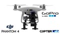 1 Axis GoPro Hero 12 Pitch Axis Brushless Camera Stabilizer for DJI Phantom 4 Pro v2